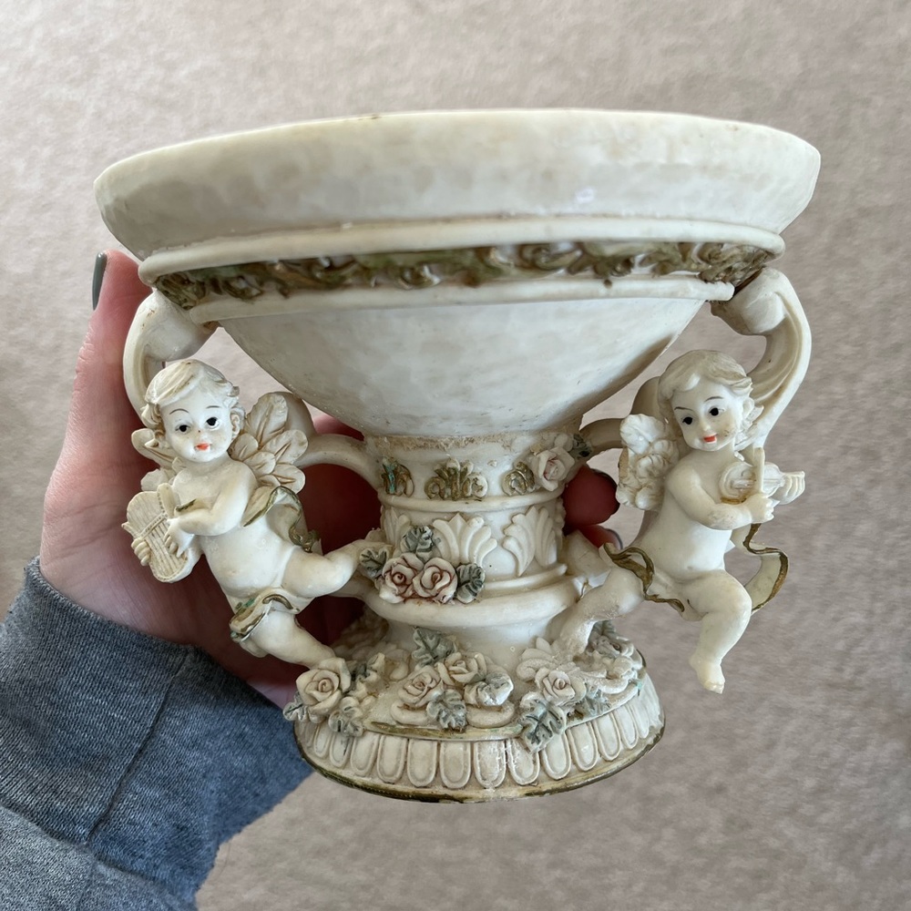 Vintage angel dish
